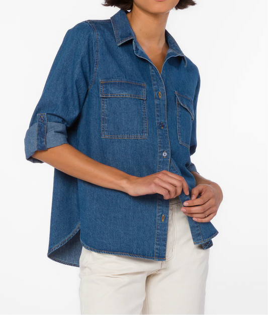 Velvet Heart Talma Dark Rinse Shirt