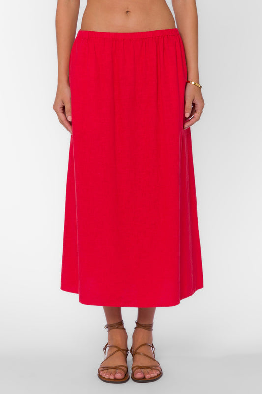 Filona Midi Skirt By Velvet Heart