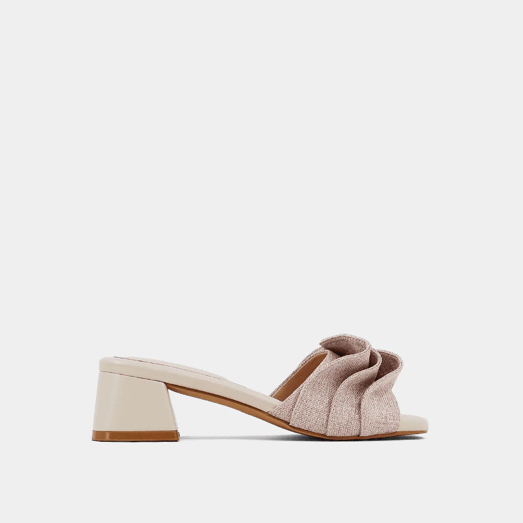 Frances Natural Block Heel