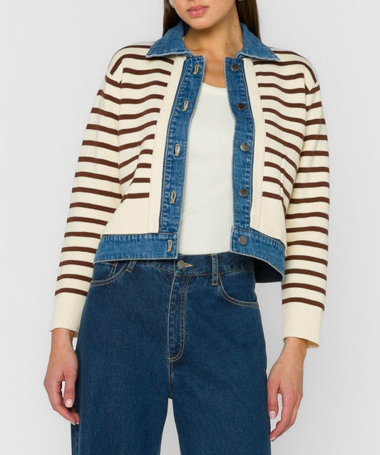 Velvet Heart Francis Stripe Jacket