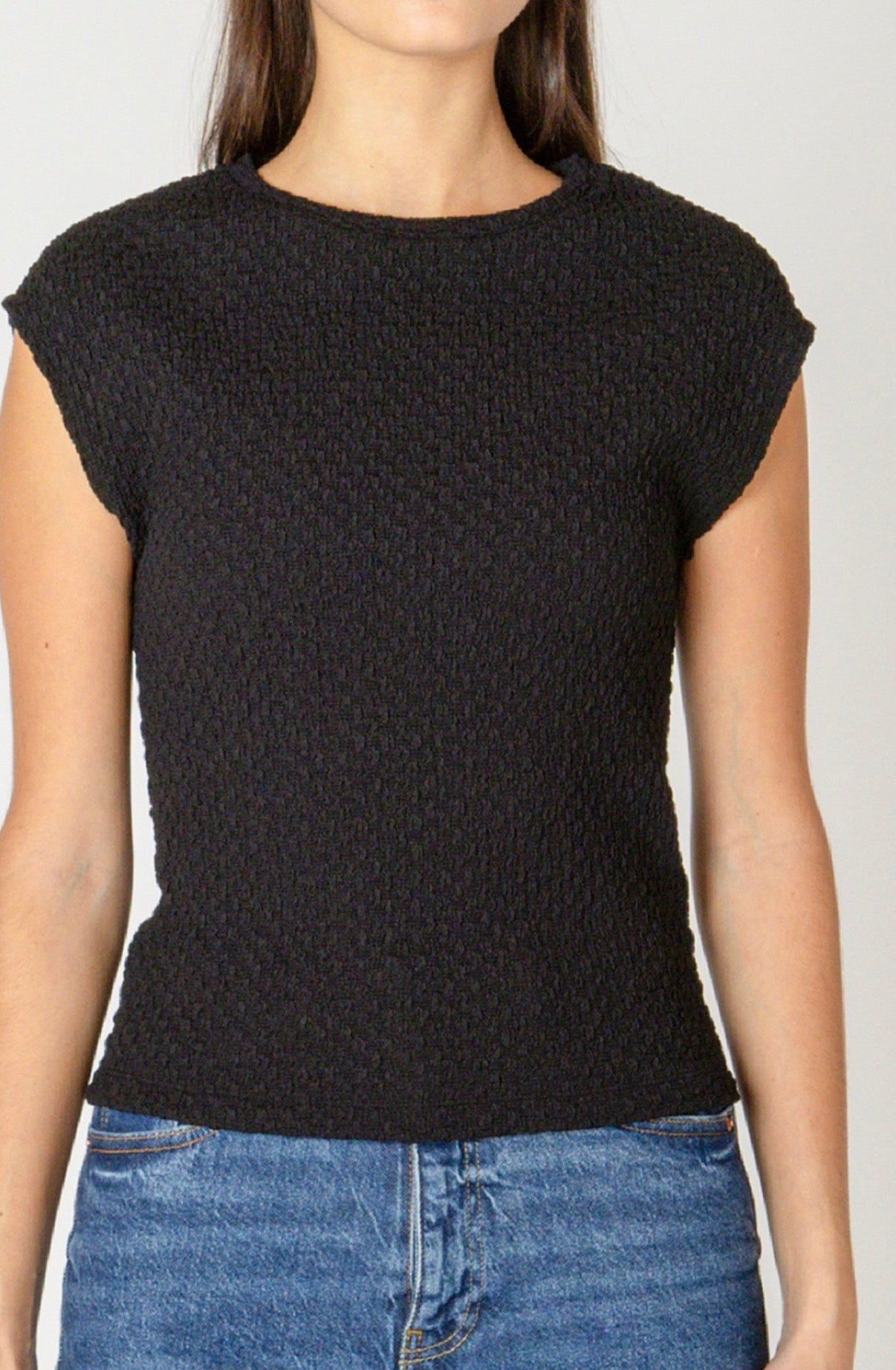 Sherry Short Sleeve Knit Top