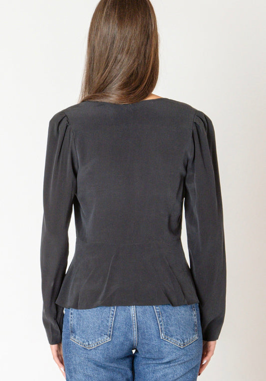 Lenny Long Sleeve Dainty Button Top