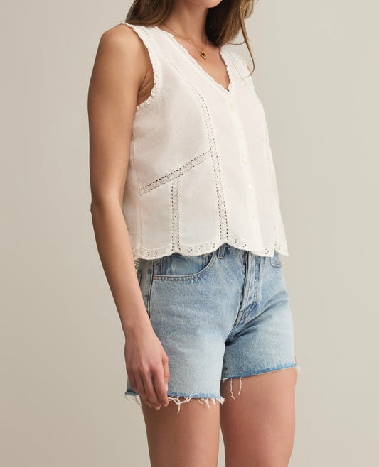 Z Supply Tomi Embroidered Cotton Tank