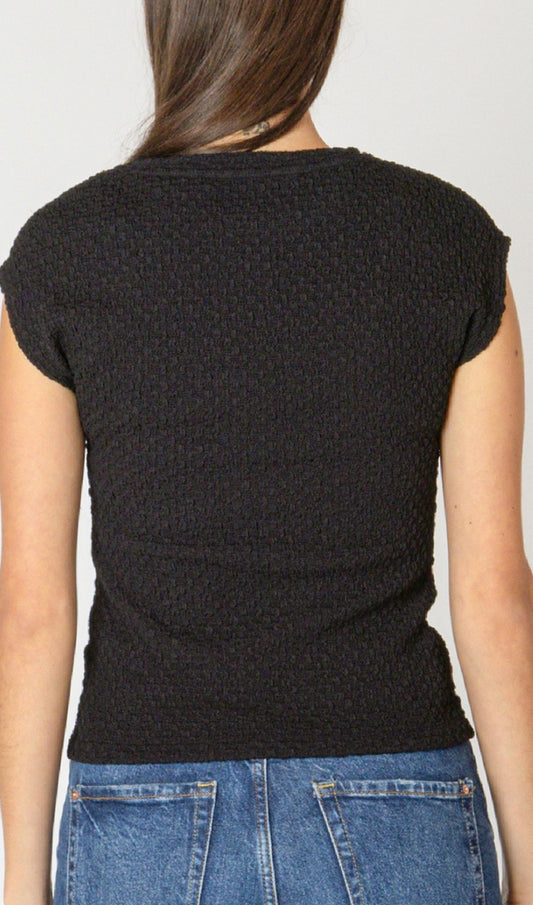 Sherry Short Sleeve Knit Top