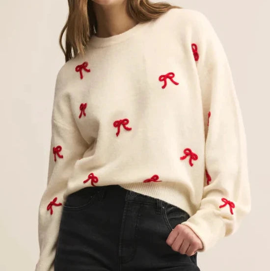 Z Supply TIE THE RIBBON SWEATER