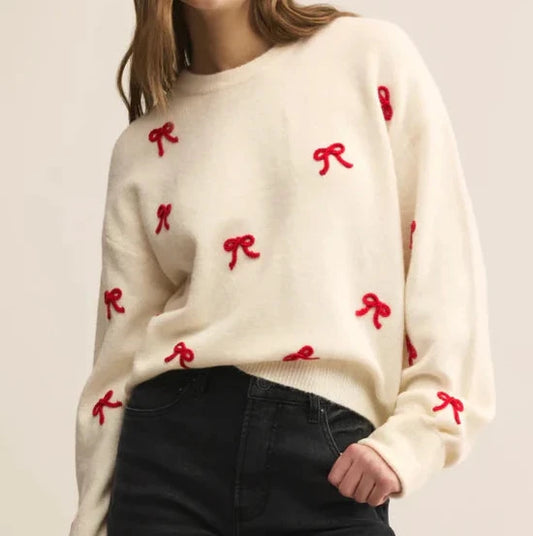 Z Supply TIE THE RIBBON SWEATER