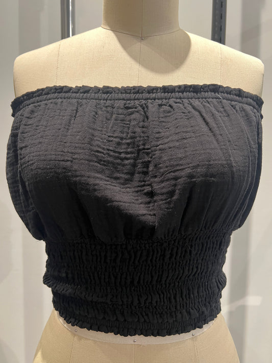 Freda Shirred Detail Tube Top