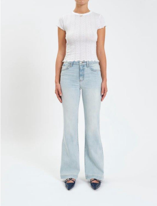 The Heart Breaker Mid Rise Flare in Swoon Vintage