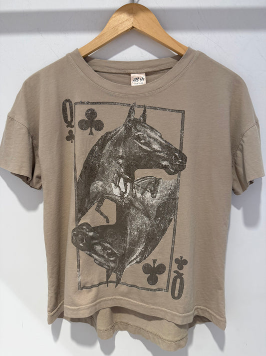 Bling Horse Queen Hi-Lo Graphic Tee