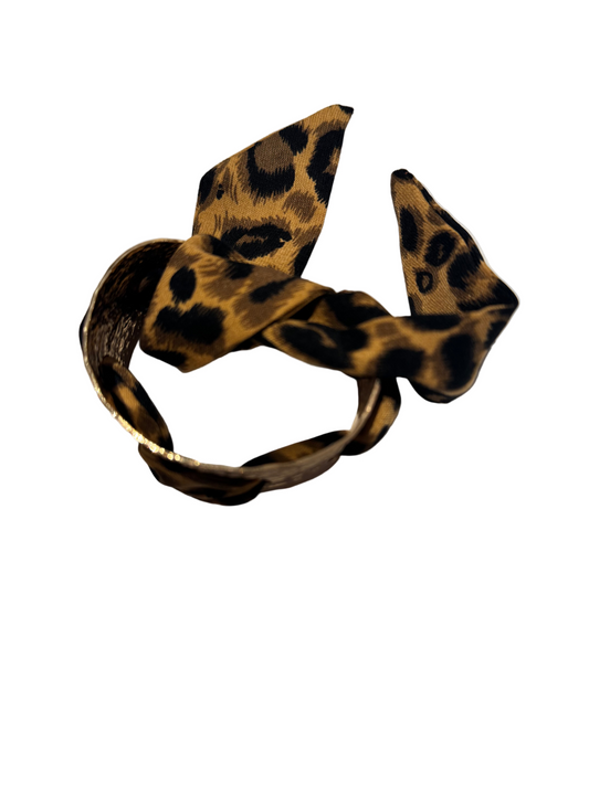 Leopard Scarf Cuff Bracelet