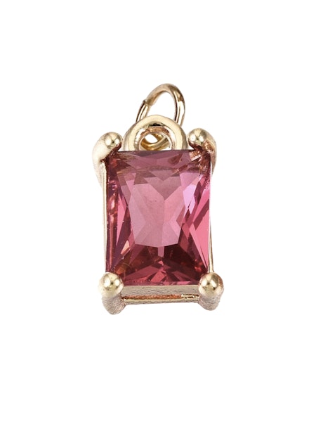 Pink Gem Charm
