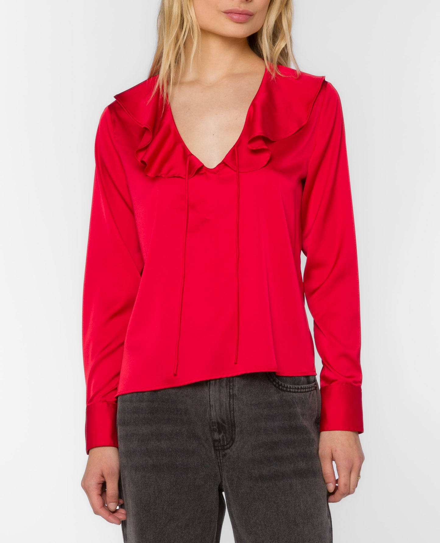 Velvet Heart Madelyn Soft Red Top