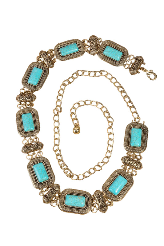 Turquoise Horizon Western Chain Belt