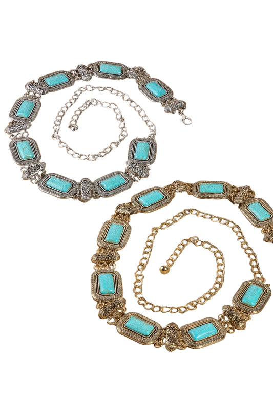 Turquoise Horizon Western Chain Belt