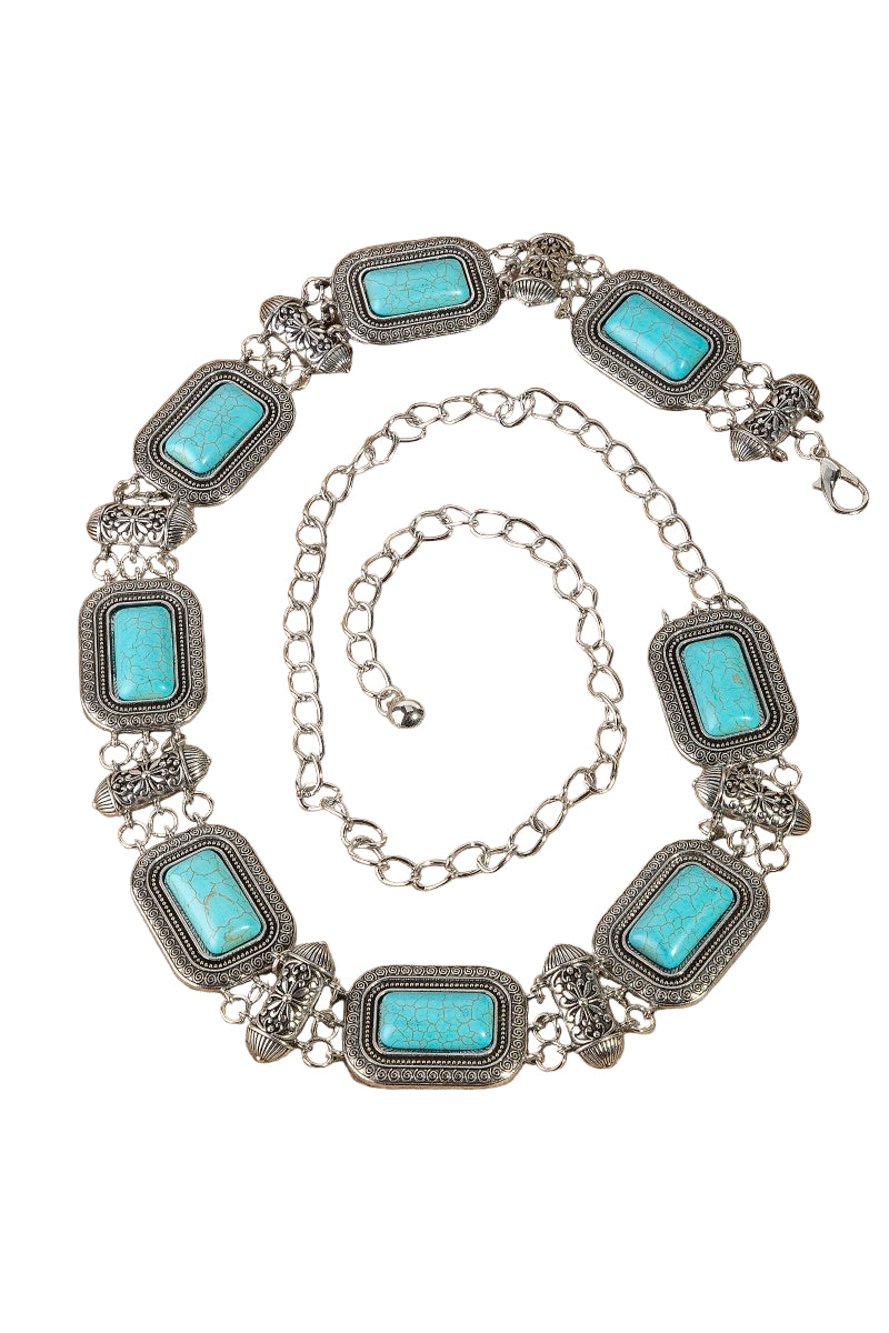 Turquoise Horizon Western Chain Belt