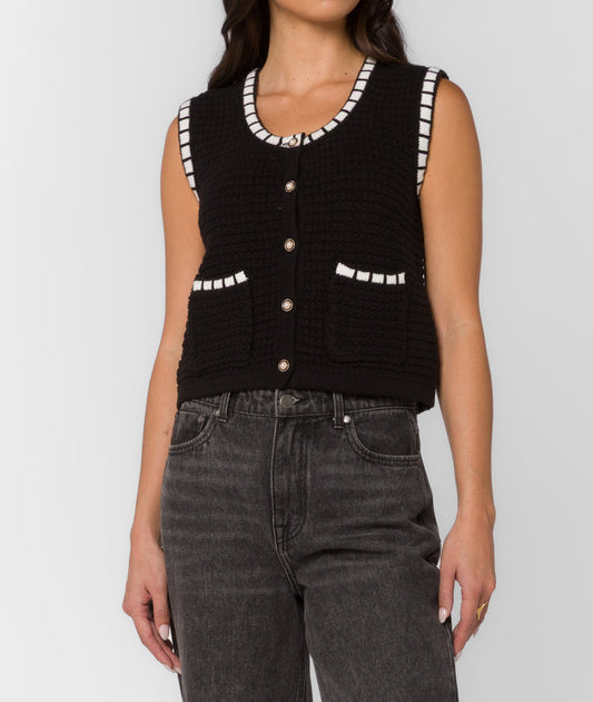 Velvet Heart Regan Black Vest