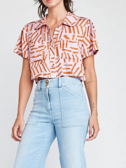 Ottilie Crop Short Sleeve Shirt