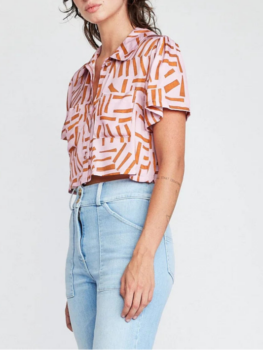 Ottilie Crop Short Sleeve Shirt