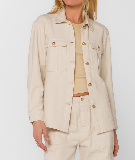 Velvet Heart Siri Fiberglass Shacket