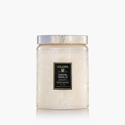 Voluspa Santal Vanille Large Jar Candle 18oz
