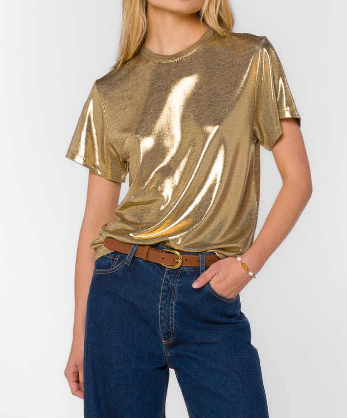 Velvet Heart Zelda Gold Tee