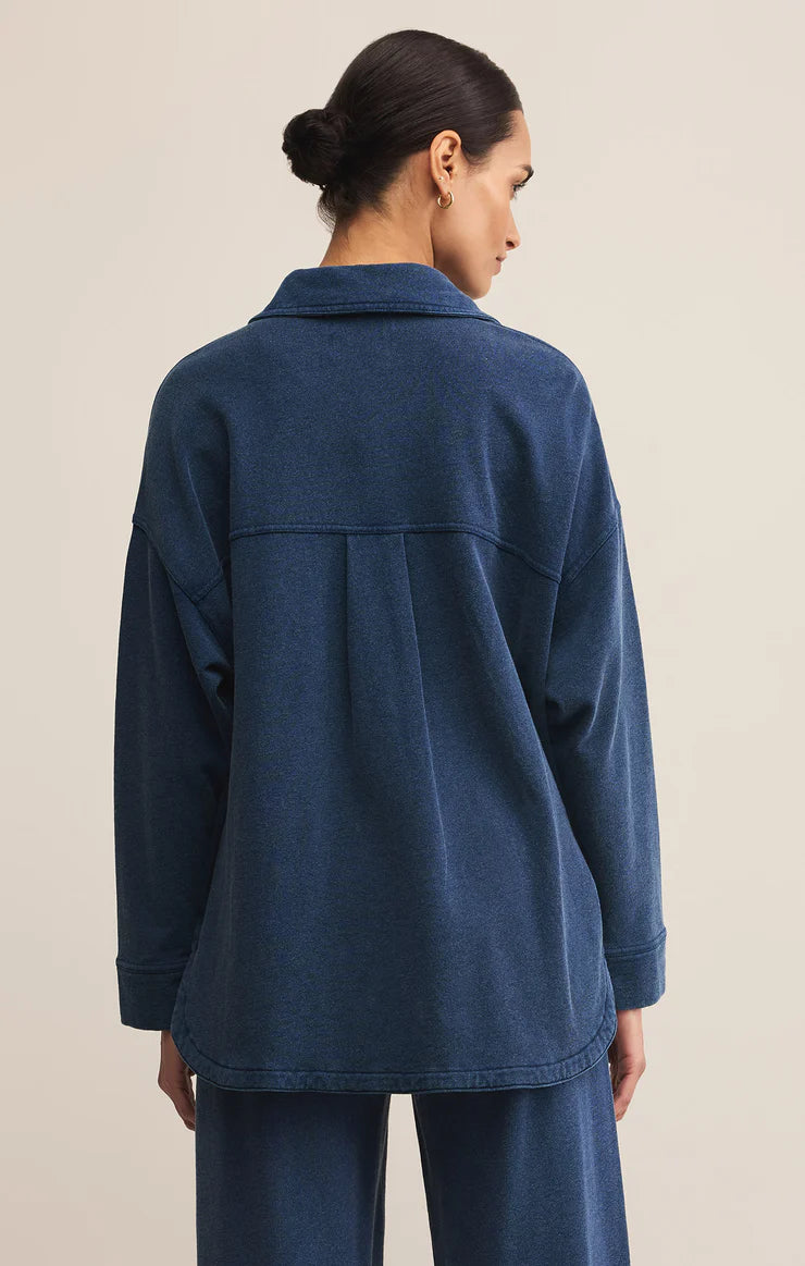 Z Supply | All Day Knit Jacket Indigo
