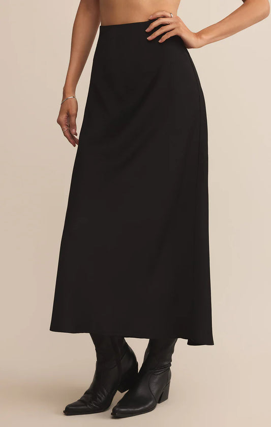 Z Supply Izabel Luxe Satin Skirt