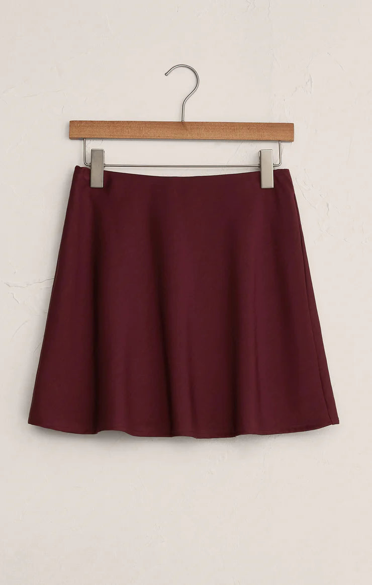 Z Supply | Chablis Mini Skirt Merlot