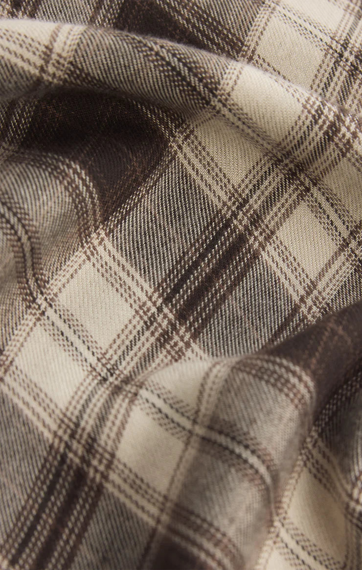 Z Supply Europa Plaid Midi Skirt