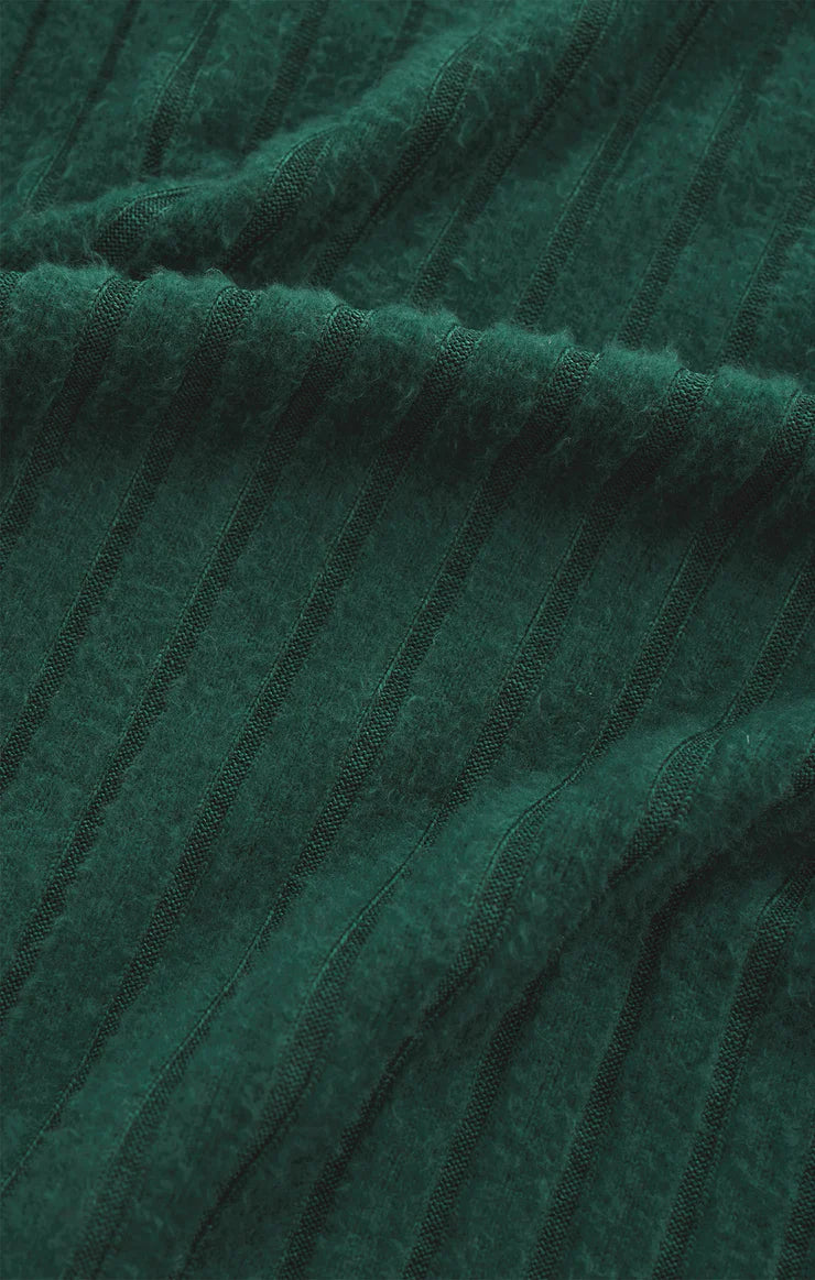 Z Supply Dawn Smocked Silky Rib Pant in Mistletoe