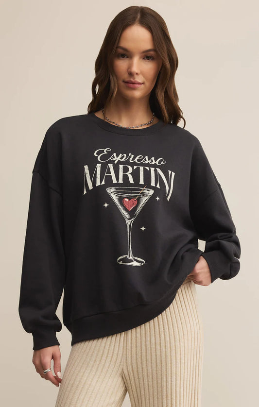 Z Supply Oversized Espresso Martini Sweatshirt