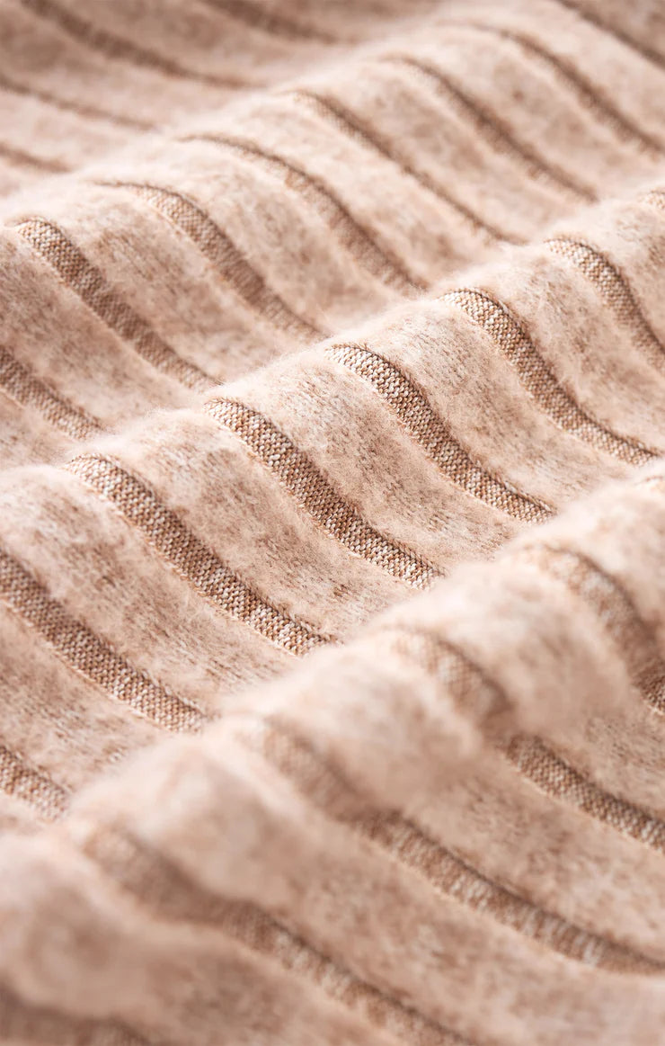 Z Supply| Daydream Silky Rib Long Sleeve Top