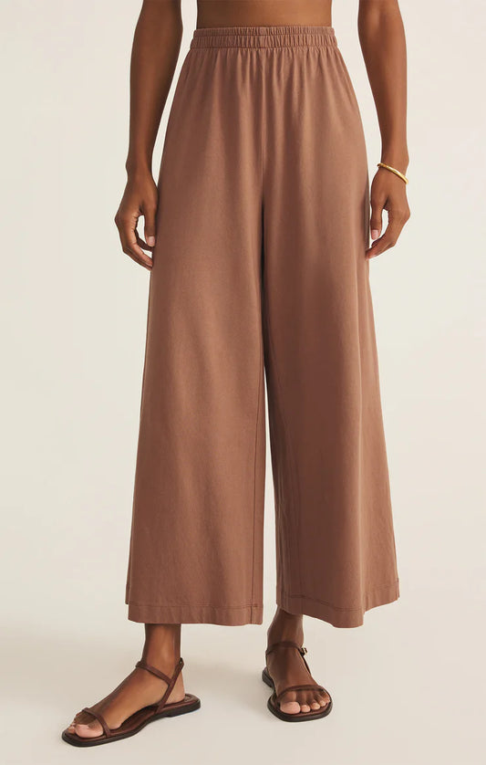 Scout Jersey Flare Pant - Teakwood