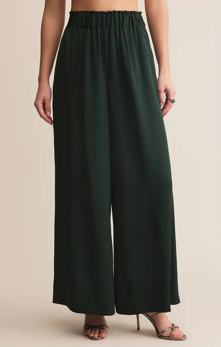 Z Supply Isolde Wide Leg Satin Pant