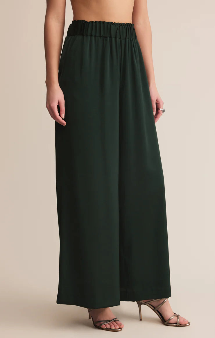 Z Supply Isolde Wide Leg Satin Pant