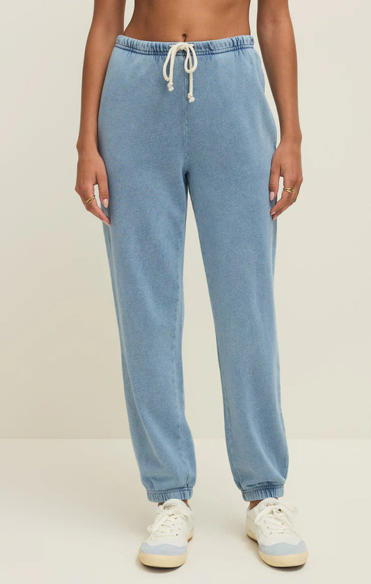 Z Supply Downtown Knit Denim Jogger