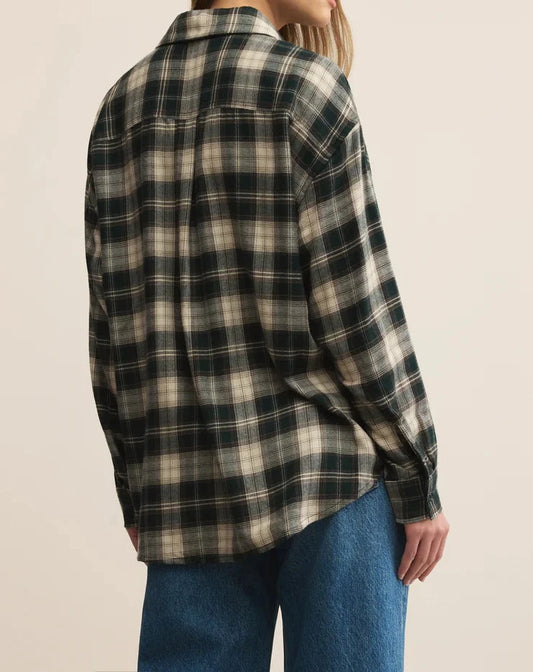 Z Supply River Plaid Button Up Shirt