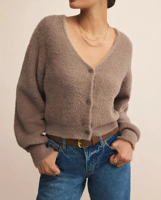 Z Supply Sadira Fluffy Crop Cardigan