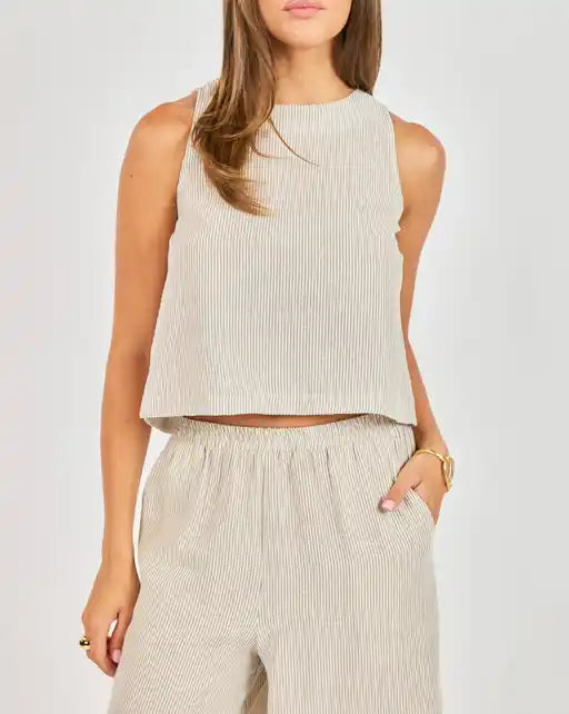 Garden Sun Button Tank