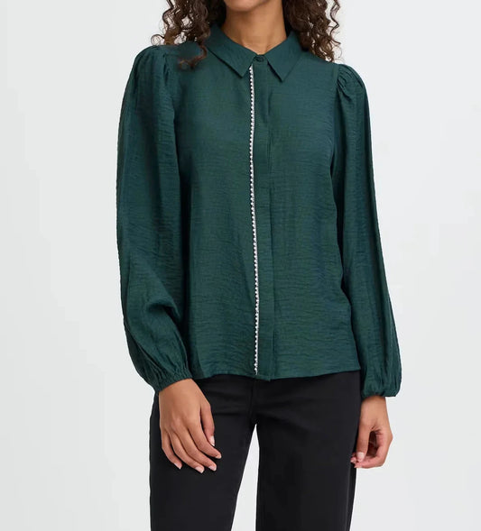 Pearl Whisper Ponderosa Pine Long Sleeve Top