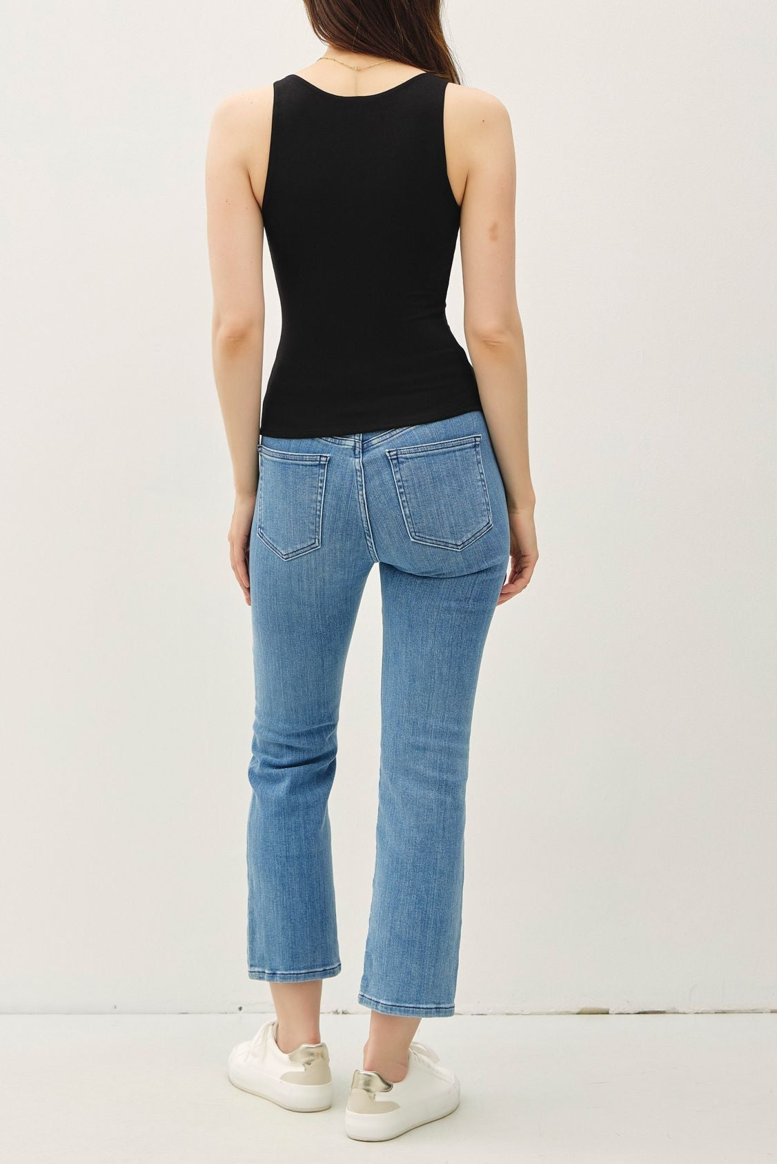 Basic Full Length V-Neck Tank