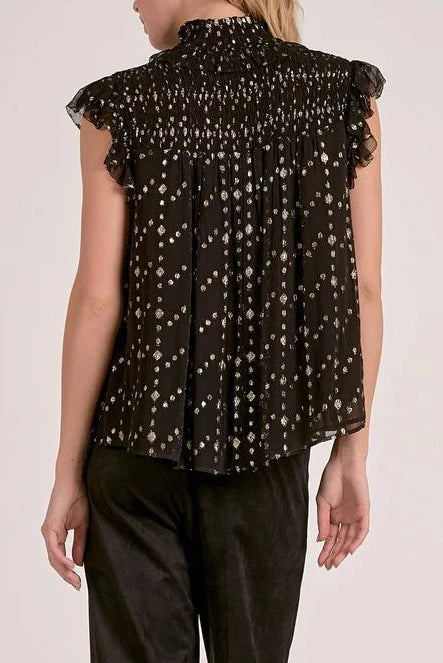 Geo Short Sleeve Top