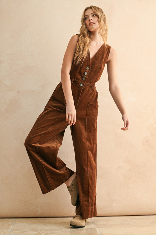 Cora Corduroy Jumpsuit