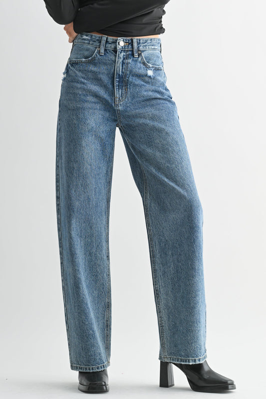 High Waisted Skater Jean