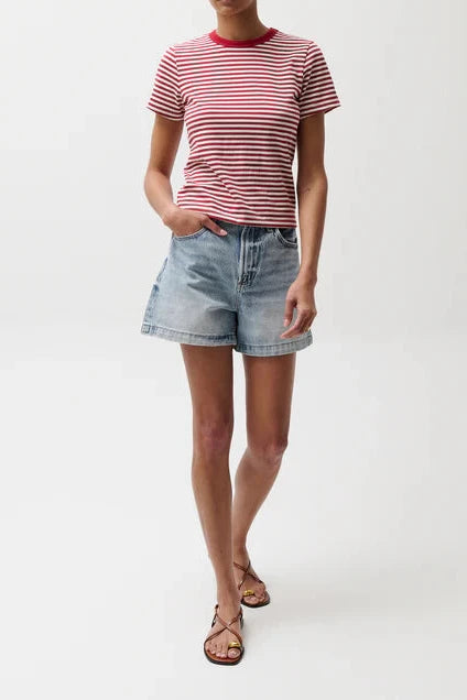 Pistola Saige High Rise Short- French Riviera